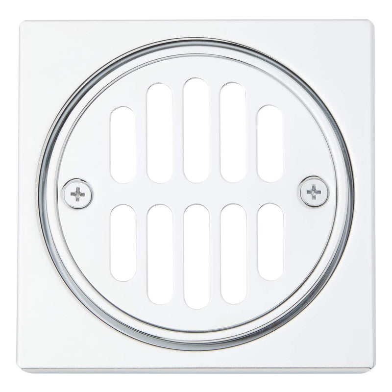 Signature Hardware 446689 4-1/4" Standard Shower Drain Cover Chrome