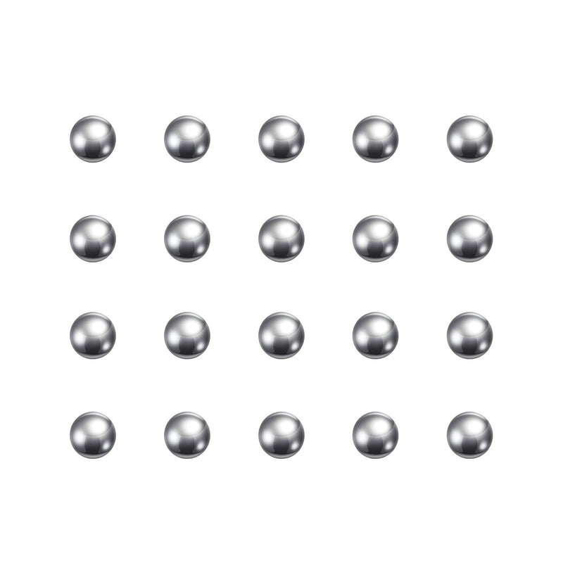 uxcell 0.5mm Bearing Balls 304 Stainless Steel G100 Precision Balls 5000pcs