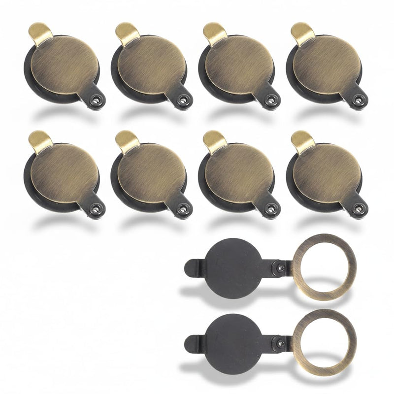 Peephole Cover, 10 pcs Door Viewer Peephole Cover Cat Eye Back Peep Hole for Apartment Door Door View Protector for Dormitory Hotel Home