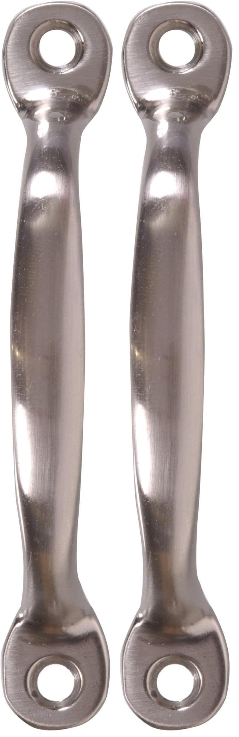 Hardware Essentials 851824 Utility Pull Satin Nickel 3-3/4" (Pack of 2) 1 Count (Pack of 2)