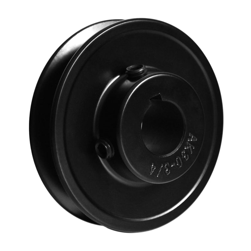 AK30-3/4 Single Groove V Belt Pulley 3/4" Bore 3" OD, Cast Iron, for A, 3L&4L (A&AX) V-Belts