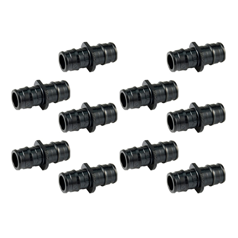 10 Piece EFIELD Poly PPSU Pex-A Expansion Fittings,1"x 1"Straight Coupling Pack of 10 1'' X 1''