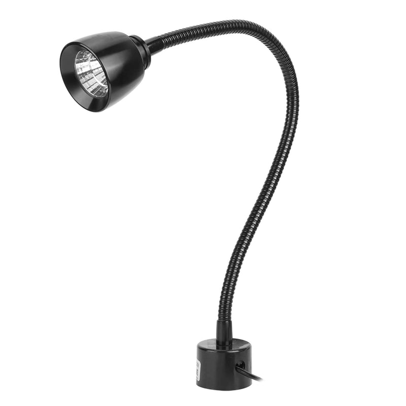 Metal LED Work Light 7W Flexible Gooseneck Magnetic Base | aluminum for cnc machine, 700 task lighting, neck shop tool, compatible with lathe drill pr