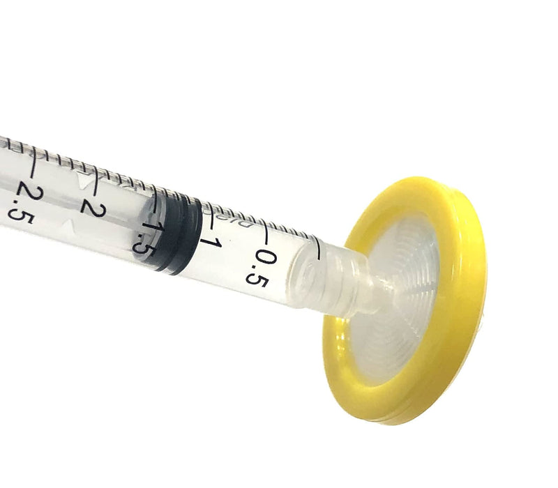 Syringe Filter Sterile, MCE 0.22μm 13mm Yellow (75/PK)