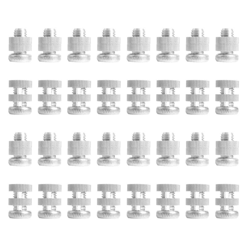 32Pcs Electrical Fence Connector Aluminium Alloy Wire Join Clamp Split Bolt Joint Clamp Wire Connector for Electric Fence Wire