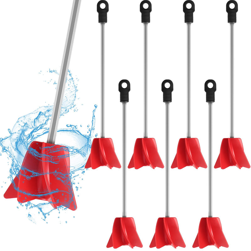 Loosh 4 Pcs 11 Inch Paint Stirrer for Drill, Drill Mixer Attachment, Epoxy Mixer, Paint Mixer for Drill, Helix Drill Paint Mixer for Most Drills, Resin Mixer, Mixing Concrete Resin Paint