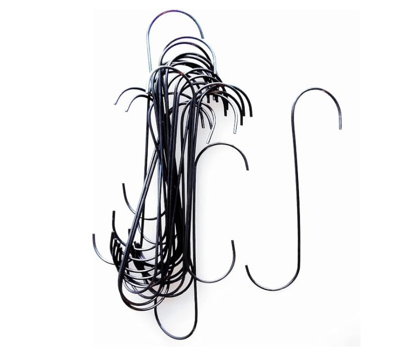 50 PCS 6 Inches Long S Hooks - .076 Wire for Paint and Powder Coating Utility 6 "S hook,50pcs