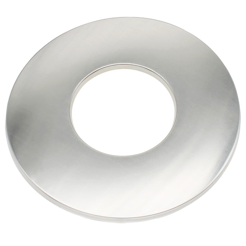 FDXGYH 2 Pcs ID 2.0" Wall Stainless Steel Flange Self-Adhesive Tape Round Escutcheon Plate Cover for Water Pipe Faucet Decoration Accessories 2.0"