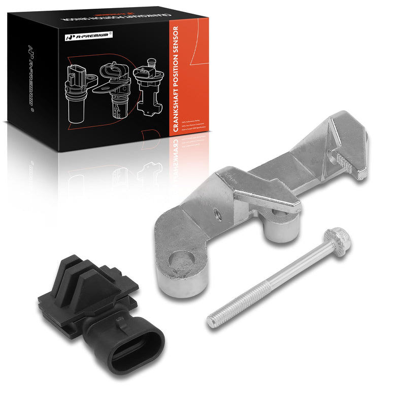 A-Premium Engine Crankshaft Position Sensor Compatible with Buick Regal, Century, Electra, LeSabre, Riviera & Oldsmobile 98, Cutlass Ciera/Cruiser, Delta 88, Toronado & Pontiac Bonneville, Firebird