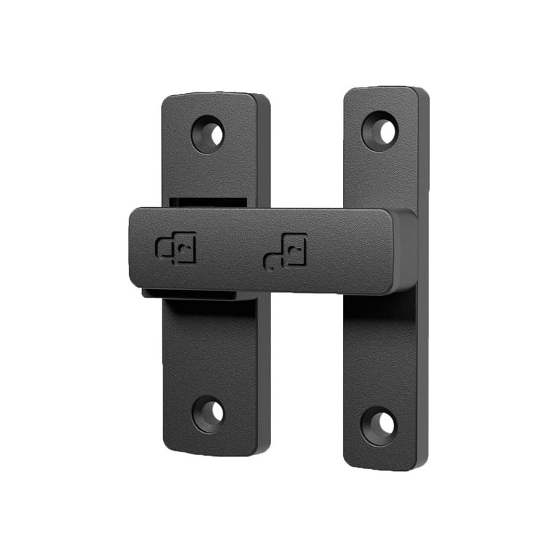 Heavy-Duty Flip Latch Lock 90/180 Degree Sliding/Swinging Door Lock Latch Bolt for Gate Barn Garage Garden Fence Shed Window Cabinet (Black, 180 Degree) Black