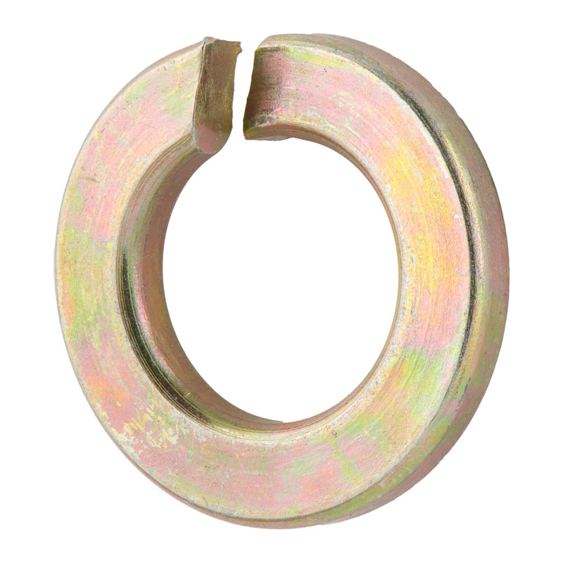 3/8" (100 Pack) Grade 8 Lock Washer, Split, Thru-Hardened, Yellow Zinc by Makers Bolt 3/8" (100 pack) - NewNest Australia