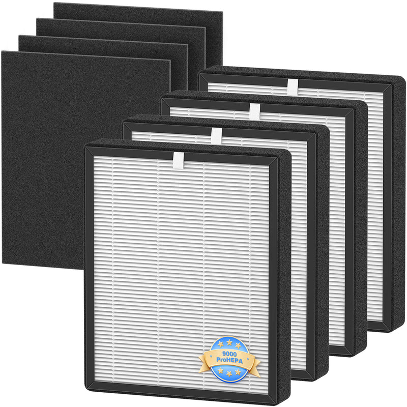 ProHEPA 9000 HEPA Replacement Filters Compatible with VEVA 9000 Puri-fiers 9000 4 Pack