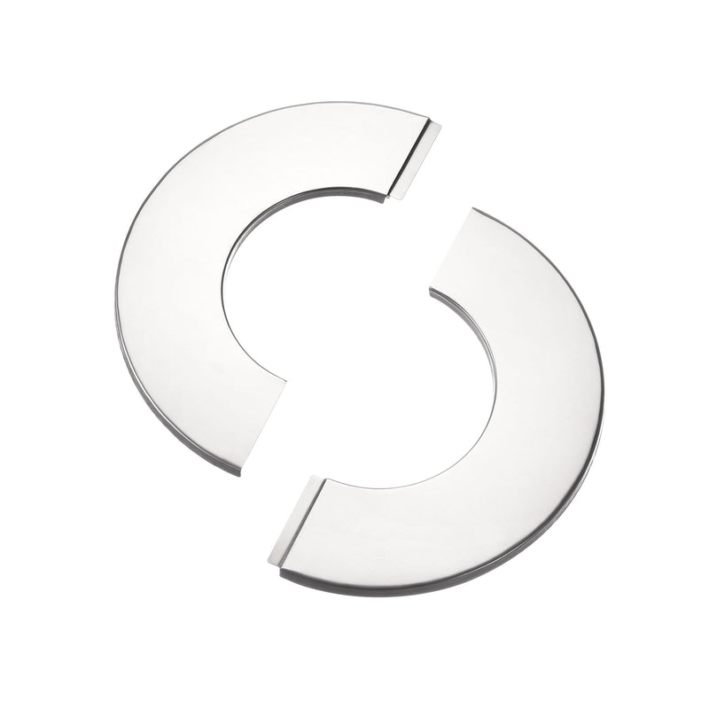 Wall Split Flange, Stainless Steel Round Escutcheon Plate for 2.4"/61mm Diameter Pipe, Pack of 3 (61mm/2.40'') 61mm/2.40''