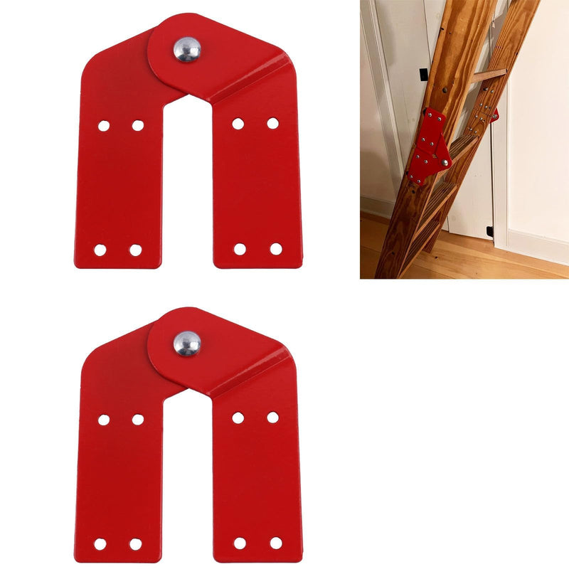 Attic Ladder Hinge Herringbone Ladder Tie Rod Attic Ladder Accessories (2Pcs) 2 - NewNest Australia