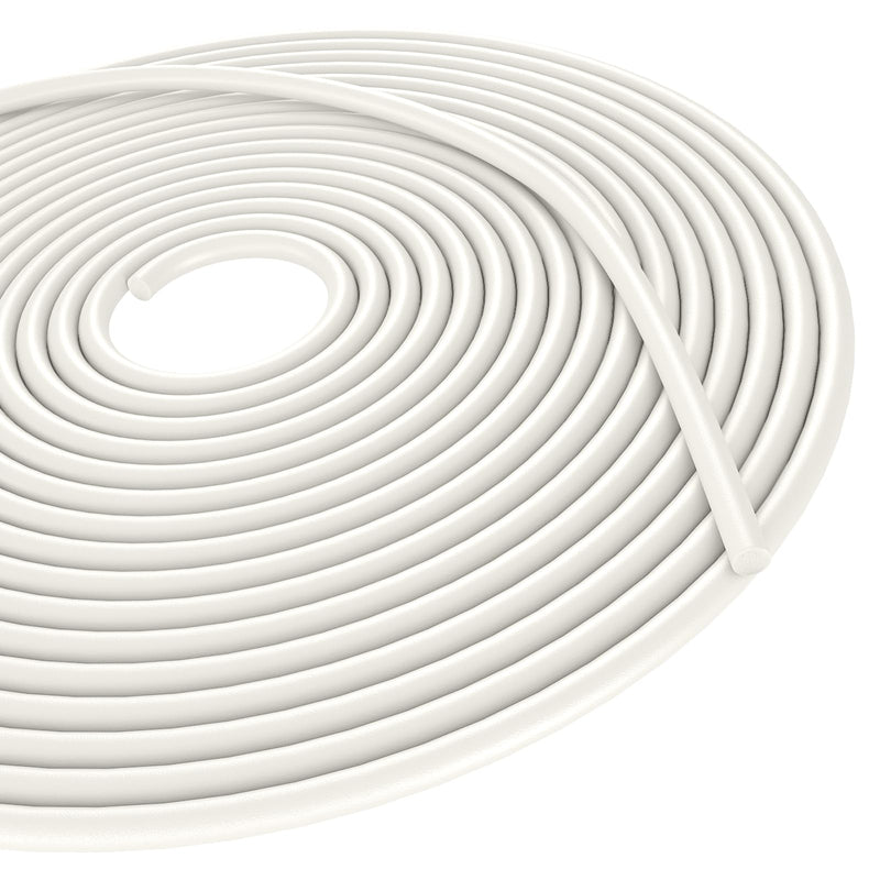 DGSL Backer Rod 1/4 Inch, Caulk Saver EPDM Rubber Backer Rod for Joints Concrete Filling and Gaps, Driveway and Wall Cracks(16.4 Ft Length) White 1/4" Diameter x 16.4' Length