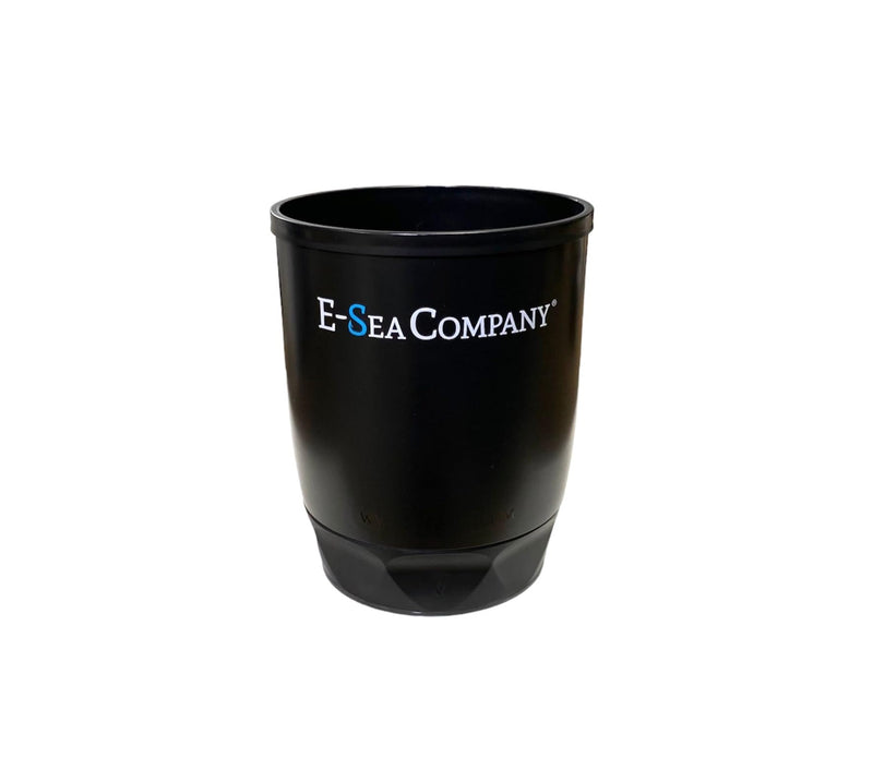E-Sea Cup Original-(Black). Heavy-Duty Suction Mounted Cup Holder. Perfect for Boats, Paddle Boards, Kayaks and More!