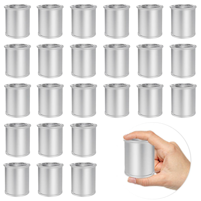 Empty Paint Cans with Lids(1/4 Pint),Touch Up Cup,1/2 Cup,24 Pack 24 Pack