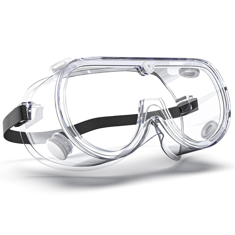 Anti-Fog Indirectly Vented Lab Safety Goggles Over Glasses 1 Pcs