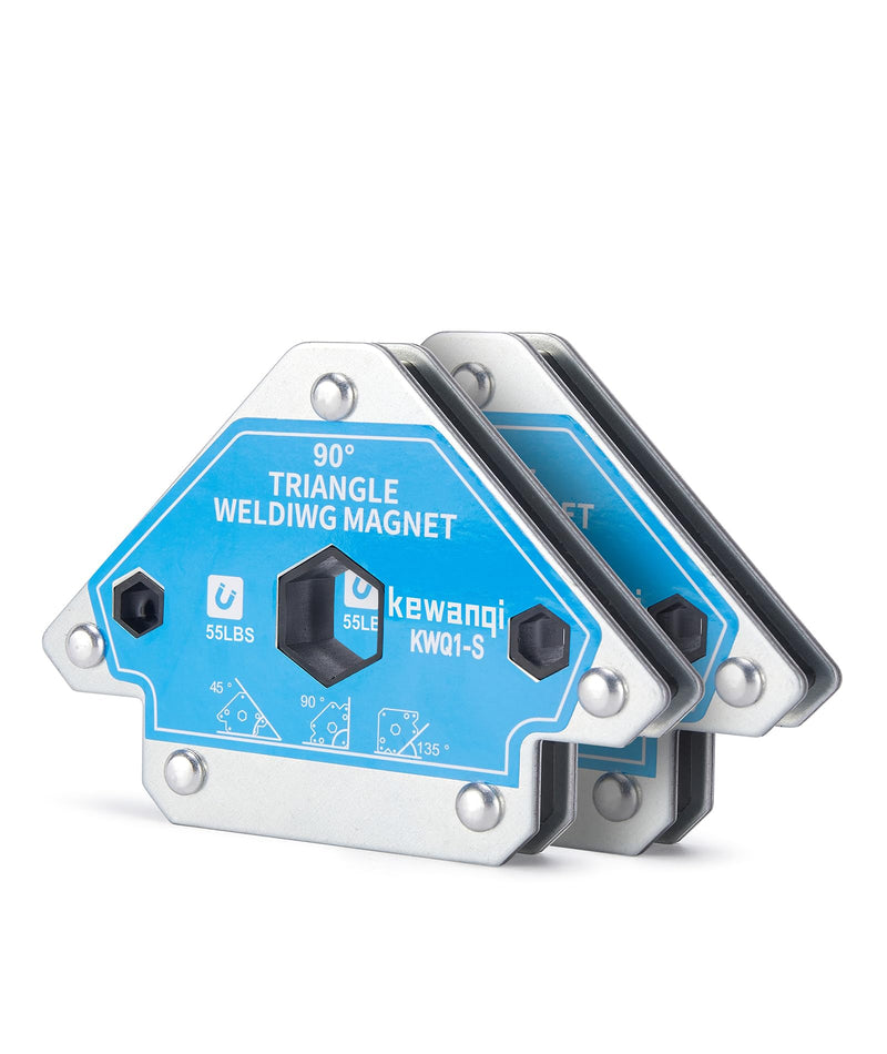 55 LB Welding Magnets-2 Pieces of Magnetic Welding Holder 55 LBS Holding Power Welding Accessories and Equipment 2PCS-55LB