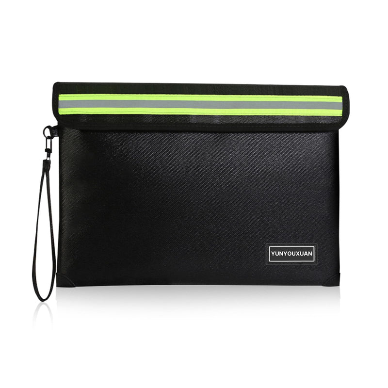 5200°F Fireproof Document Bag(11"x7.9"), Waterproof Fireproof Bag with Zipper, 8 Layers Fire Insulation, Fireproof Money Bag for Cash, Important Documents and Valuables (Small) Small