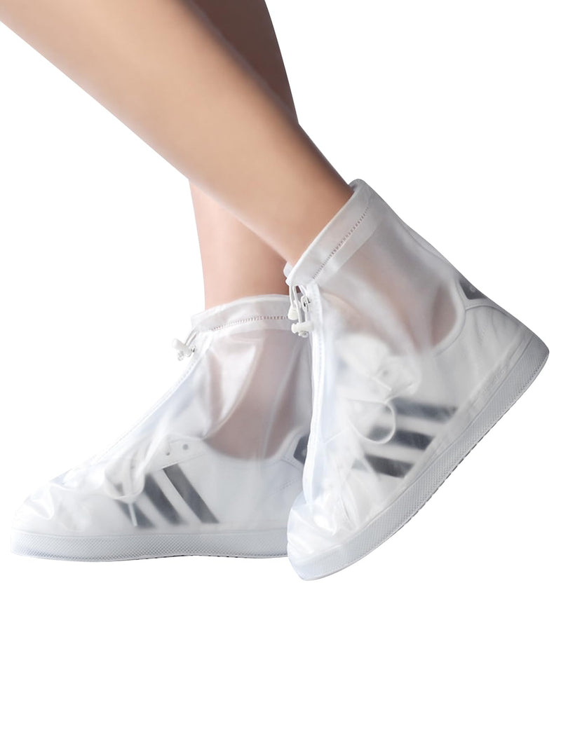 HTHOY&GOWY Shoe Covers for Womens & Mens Waterproof Anti-Slip Galoshes for Rain XXL(Women 9.5-11.5,Men 7.5-9.5)