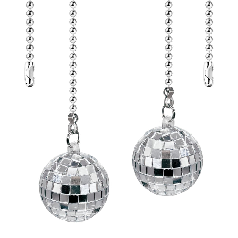 Disco Ball Ceiling Fan Pull Chain Disco Ball Decor Fan Pulls Party Decorations Pull Chain Extension
