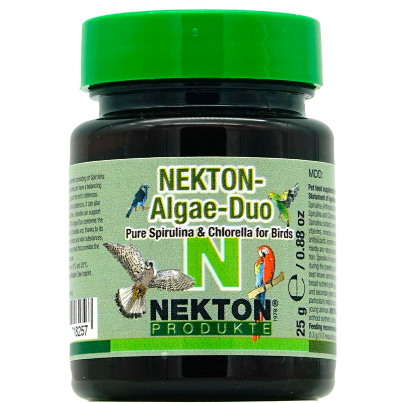 Nekton Algae-Duo Spirulina and Chlorella for Birds 25g / 0.88oz - PawsPlanet Australia