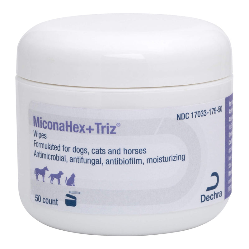 Wipes, 2.25" round for Dogs, Cats and Horses, 50 count jar - PawsPlanet Australia