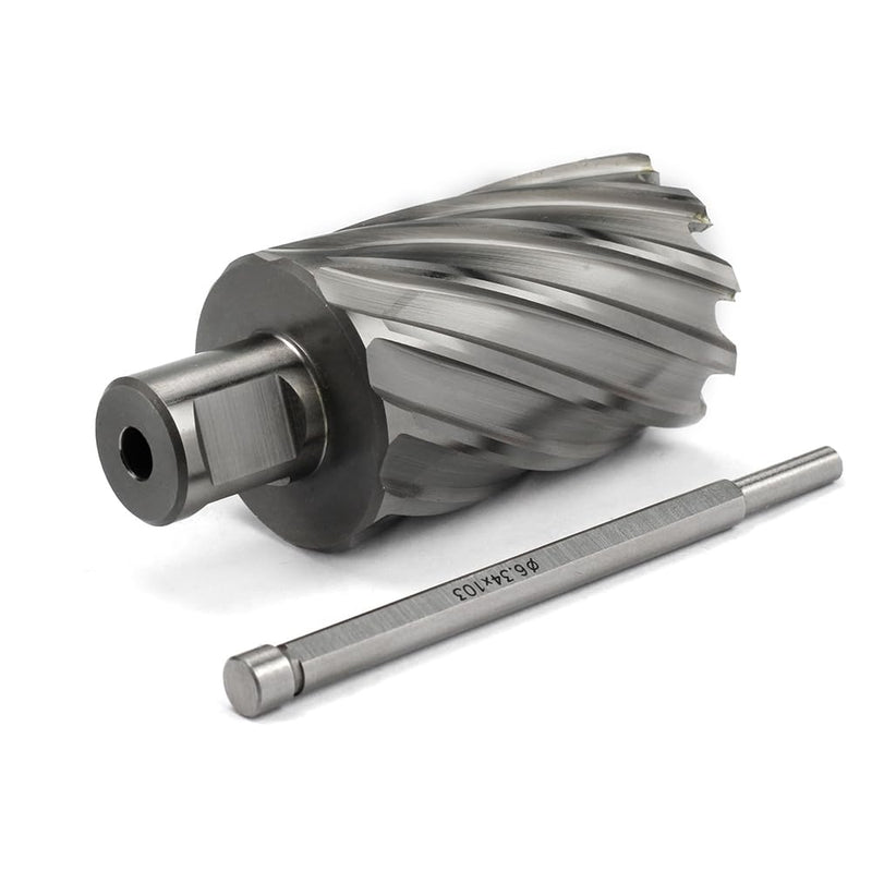 Annular Cutter 3/4 Inch Weldon Shank 1-9/16 Cutting Diameter 2 Cutting Depth Slugger Bits HSS Kit for Magnetic Drill Press