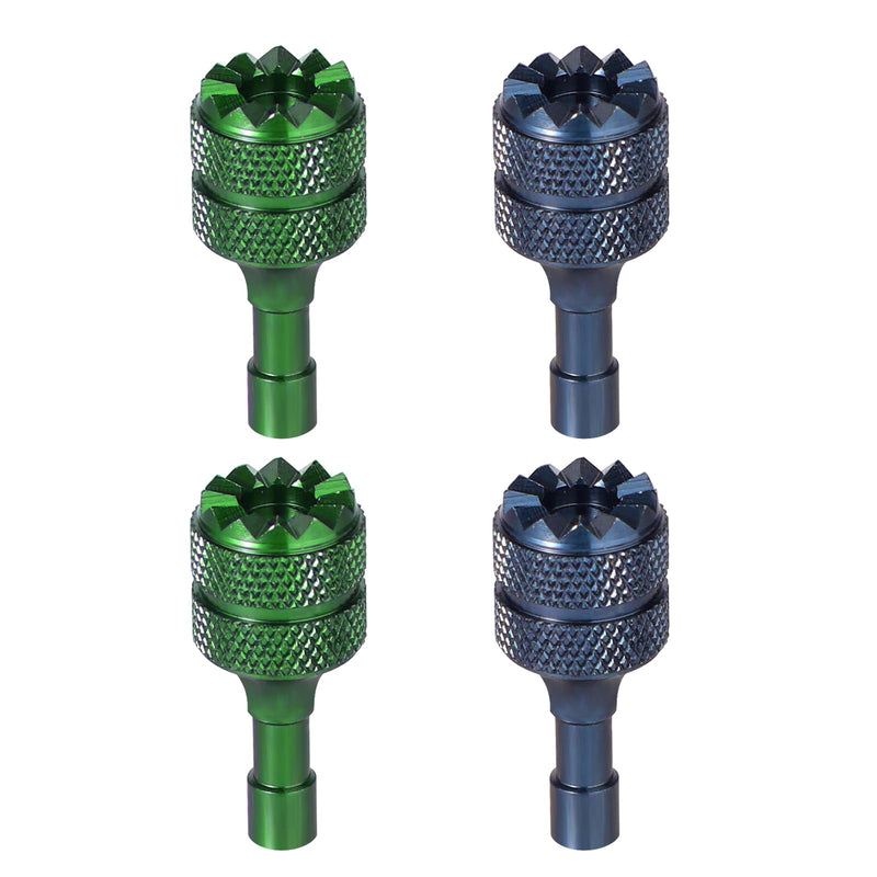 4pcs Drone Control Sticks, Detachable Drone Joysticks Controller Stick Thumb Replacement Accessories Compatible with DJI Mini 3 Pro Drone DJI RC (Blue, Green) Blue, Green
