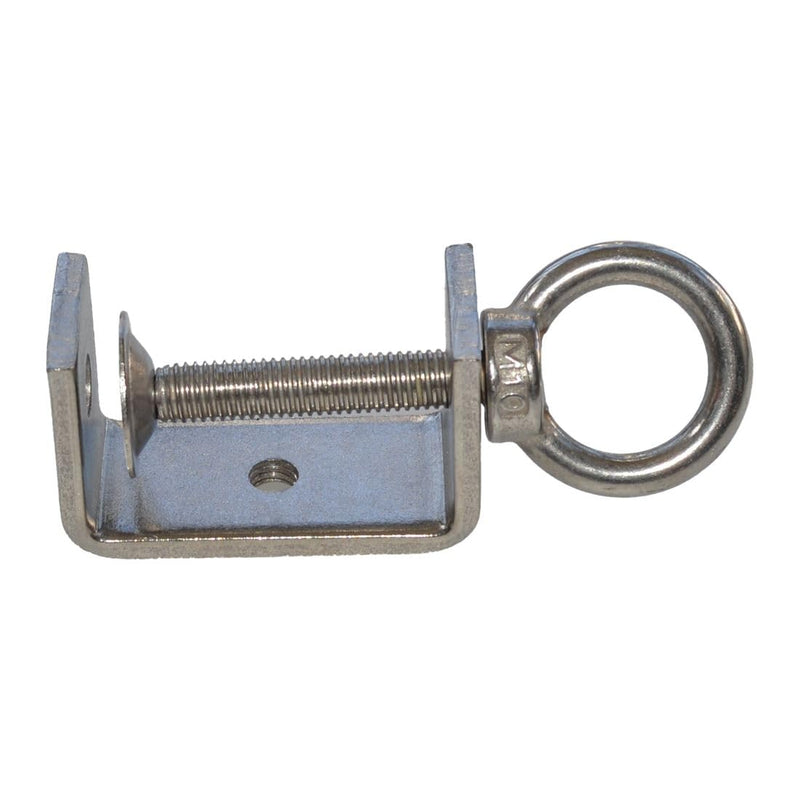 XunLiu 2PCS 304 Stainless Steel C Clamps Hanging Ring 55mm | Heavy Duty Wide Jaw Tiger Clamp , Corrosion Resistant, for Woodworking, Welding, DIY & Construction Hanging Ring 55mm(2pcs)