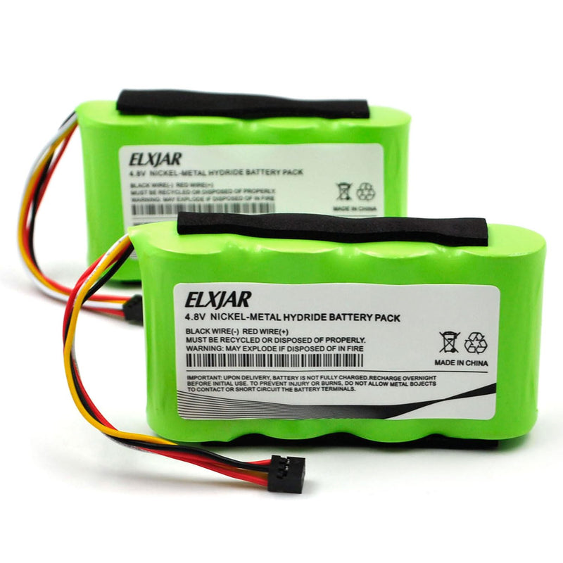(2-Pack) 4.8V 3500mAh Ni-MH Batteries Replacement for Fluke Scopemeter 120 Series, 123, 123S, Fluke 43, BP120, B11483