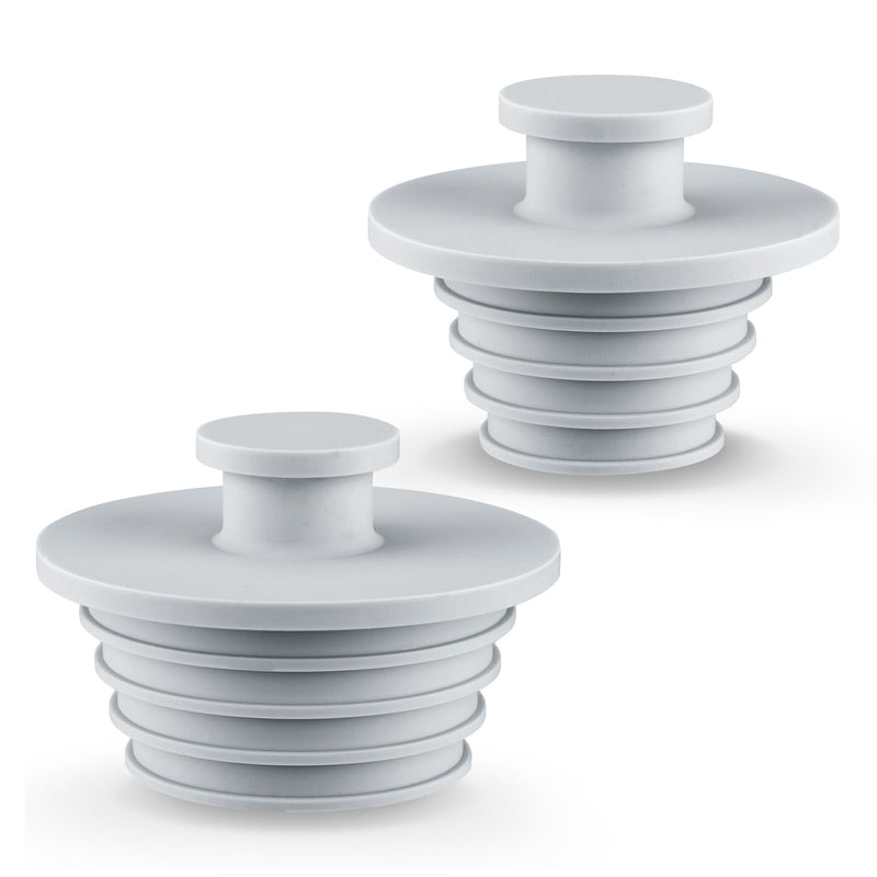 Bathtub Stopper 2pcs Sink Stopper Tub Plug Bathroom Shower Drain Plug Silicone Bathtub Drain Plug Tub Drain Stopper Washbasin Stopper Gray large+small