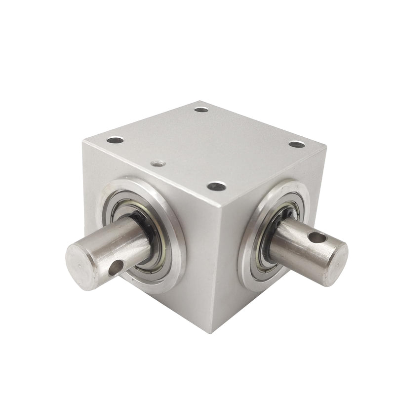 1:1 Right Angle Tapered Bevel Gearbox 1.5 Module 20 Teeth 90° Angle Drive Steering Gear Device Simple Mechanical DIY Module with 15mm Shaft Radial Mounting 1 Output Shaft