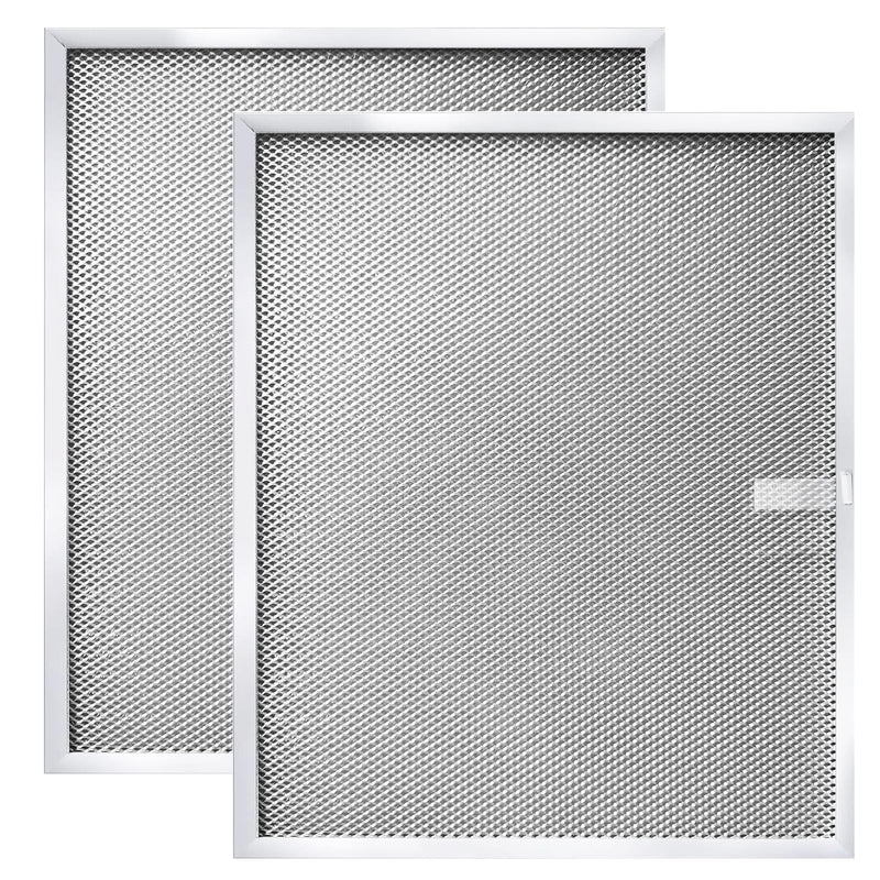 BPS1FA30 Range Hood Filters, 11-3/4" x 14-1/4" Aluminum Grease Range Hood Filter Replacement for 30-Inch Wide QS1 WS1 Series Range Hood, Replaces Broan 99010299 S99010299 Range Hoods (2-Pack)