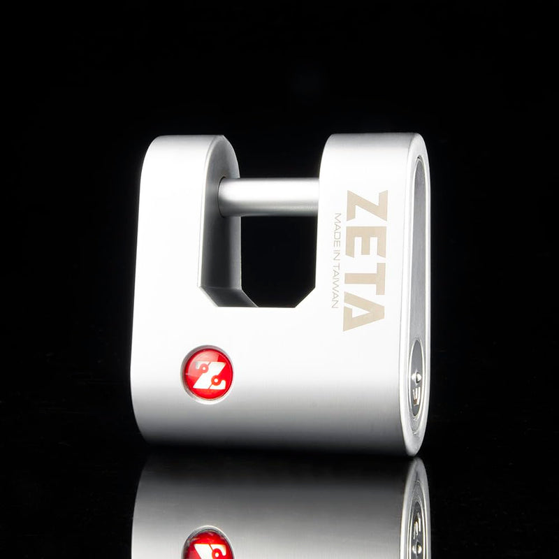 ZETA ZU55 High Security 6-Pin Dimple Slider with Sidebar Cut Pick Resistant Locksport 55mm Width Padlock