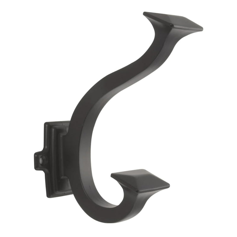 Hickory Hardware Bungalow Collection Signature Hook 1-1/2 Inch Center to Center Oil-Rubbed Bronze Finish (5 Pack) Black 5 - NewNest Australia