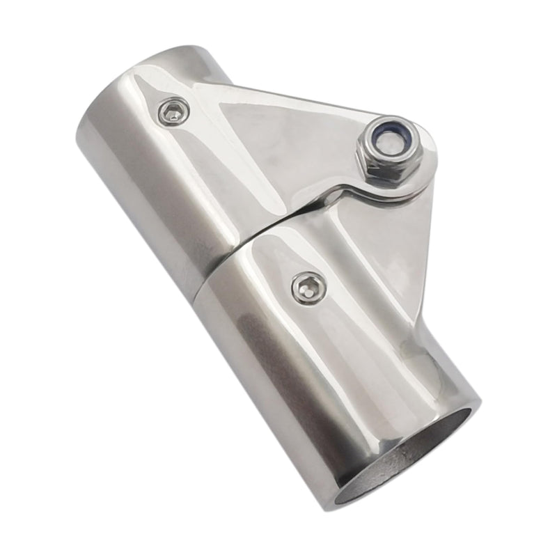 Heavy Duty Stainless Steel 316 Folding Swivel Connector Fitting for 7/8IN or 1In Boat Hand Rail Tube/Pipe For 1inch