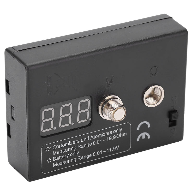 OHM Meter Coil Tester Convenient Wire DIY Tool for Atomizer 3V 0.01-20Ω