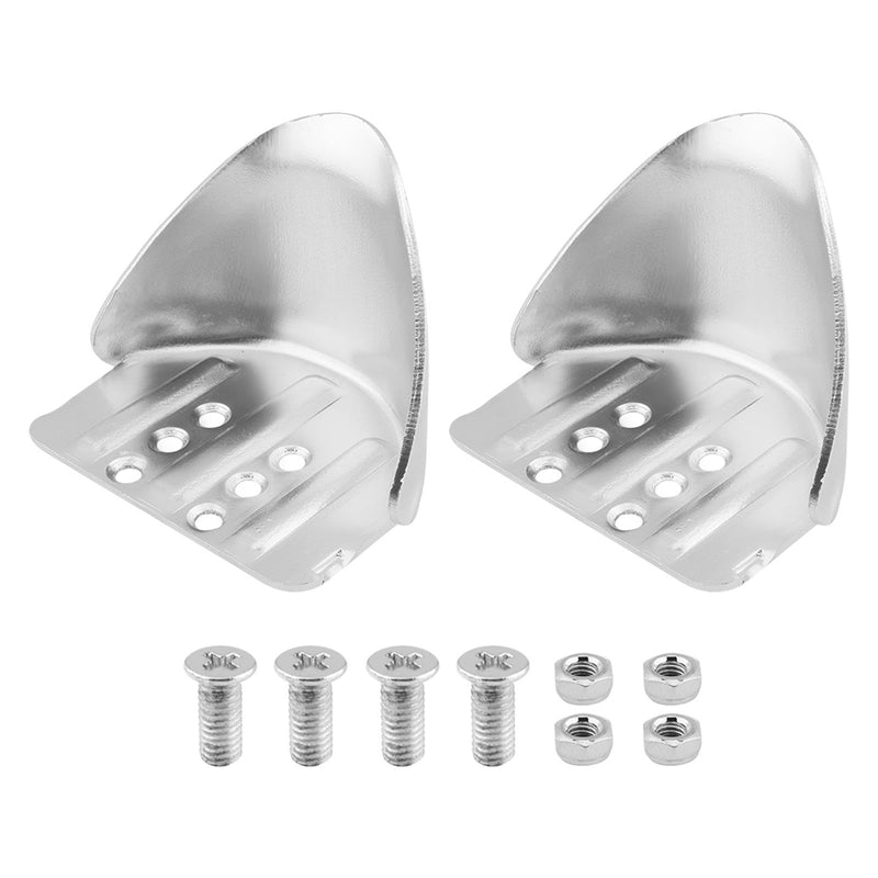 2 Pack Drywall Stilts Heel Bracket Replacement Kits, Stilt Heel Bracket Replacement Kit Aluminum Adjustable Part for Painting(Silver) Silver