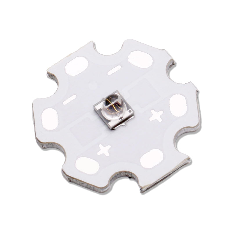 5Pcs 850nm Ir High Power LED Chip 3535 SMD Infrared Emitting IR LED with Aluminum Plate 20mm Star PCB Base for Infrared Transmitter (700m,1.4-1.6V,60deg,845-850nm,45mil chip) Infrared 845-850nm&120deg