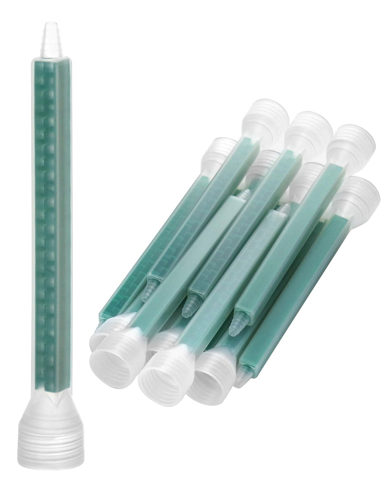 QWORK Epoxy Mixing Nozzle, Static Mixing Nozzle Tip for Adhesive Cartridges, Pack of 20 20 Pcs