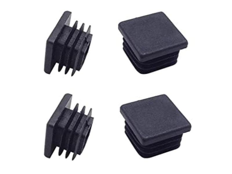 1 Inch (25 mm) Square Plastic Plugs Tubing End Caps for Square Tubing Post (4 Pack) 1 Inch 4 Pack