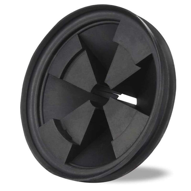 3 3/8" Garbage Disposal Sink Baffle QCB-AM Splash Guard for Insinkerator, Garbage Disposal Quiet Cover Splash Guard Replacement for InSinkErator Evolution Series(Black) 85mm/ 3-3/8"