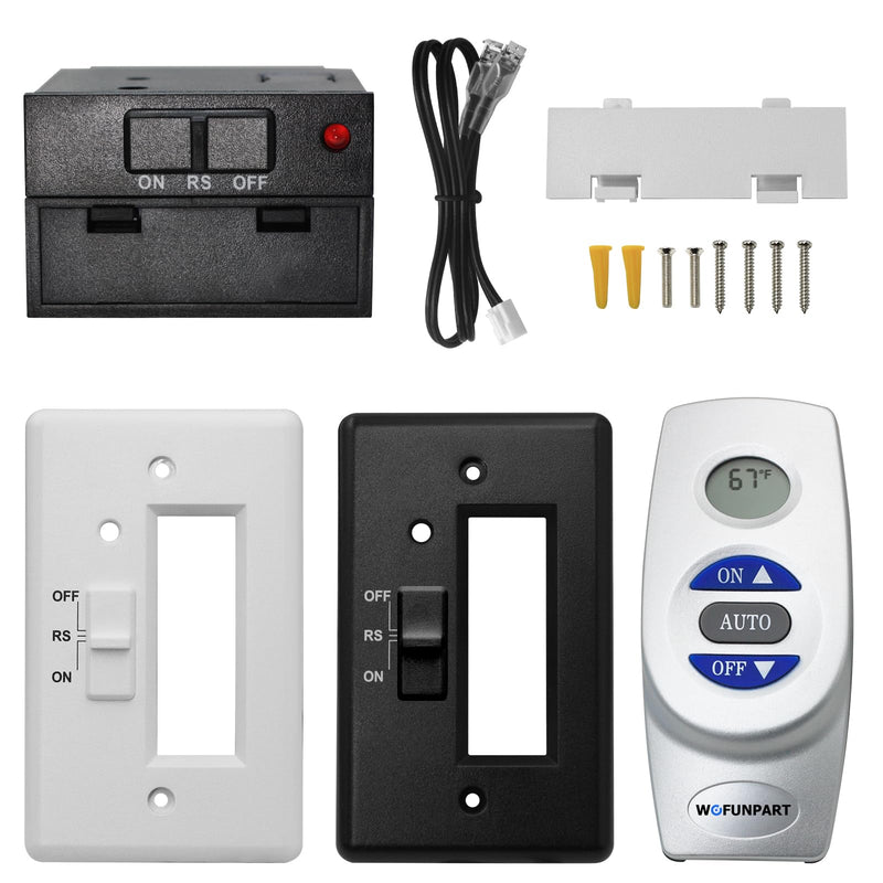 Fireplace Remote Control Kit, for Millivolt Thermostatic Gas Valve On/Off
