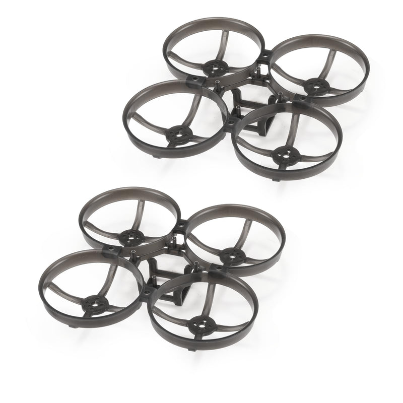 Happymodel Mobula8 85mm Wheelbase Drone Frame Accessories, 2PCS Black Micro FPV Whoop Frame for 2 inch Props 702/703/802/1002/1102/1103 Brushless Motors 1-2S Carbon Fiber Racing Quadcopter Frames