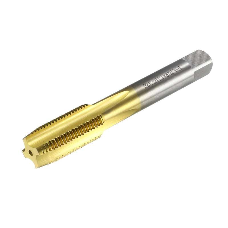 Metric Taps M16 x 1.5mm, for Threading Machine and Electric Drills DIY, H2 HSS Ti-Coated, Right Hand Thread Plug Tap Threading Tapping Tool, 1pcs M16 x 1.5mm 1pcs
