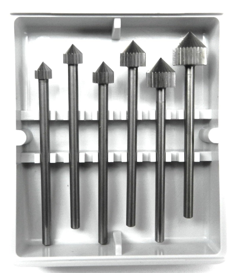 Jewelry Setting Burs Fig 413 Jewelers Stone Setters Bur 040-080 Large 6 Pc Set