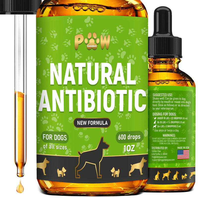 Dog Antibiotic | Natural Antibiotics for Dogs | Pet Antibiotic | Natural Antibiotic for Dogs | Dog Antibiotics | Antibiotics for Dogs | 1 Oz 1 Pack x 1 Fl Oz