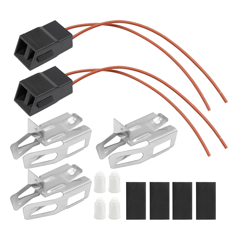 UOIENRT ERR117 Range Stove Element Plug 2 Packs, Receptacle Block Terminal Kit, Replacement for Whirlpool Kenmore Electric Stove Range Burner Receptacle Kit 330031 814399, 5303935058, RR109